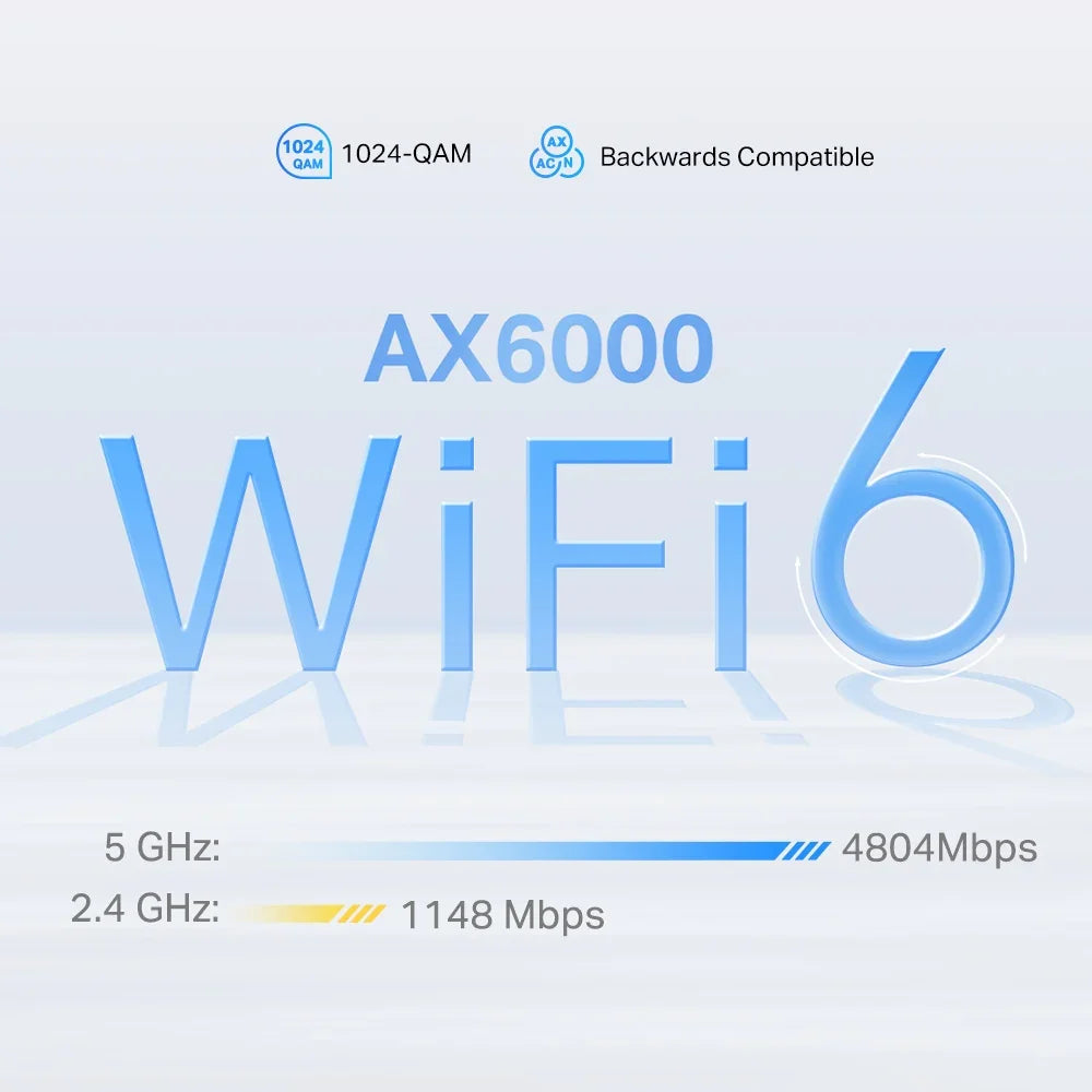 TP-LINK AX6000 | Wi-Fi 6 | 2.2 GHz Quad-Core CPU | 5G|4G | 210.5 × 130 × 123mm (DECO X80-5G(1-PACK))