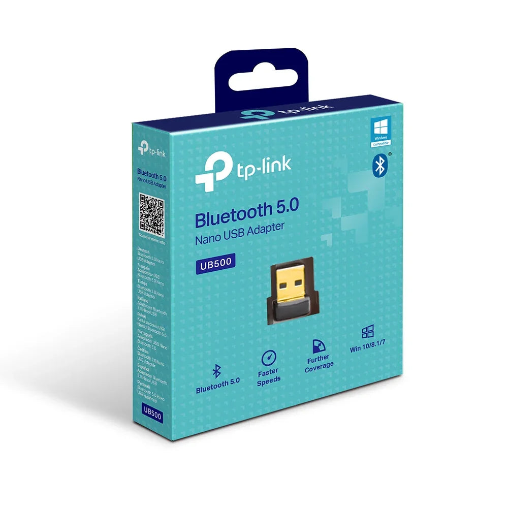 TP-LINK Bluetooth 5.0 | USB 2.0 | 14.8 × 6.8 × 18.9 mm (UB500)