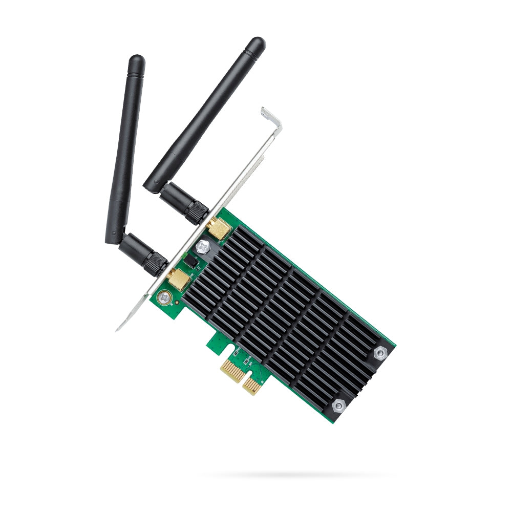 TP-LINK Dual Band | PCI Express | 2.4|5 GHz | 300|1200 Mbps | 2×2 MIMO | EEE 802.11ac (ARCHER T4E)