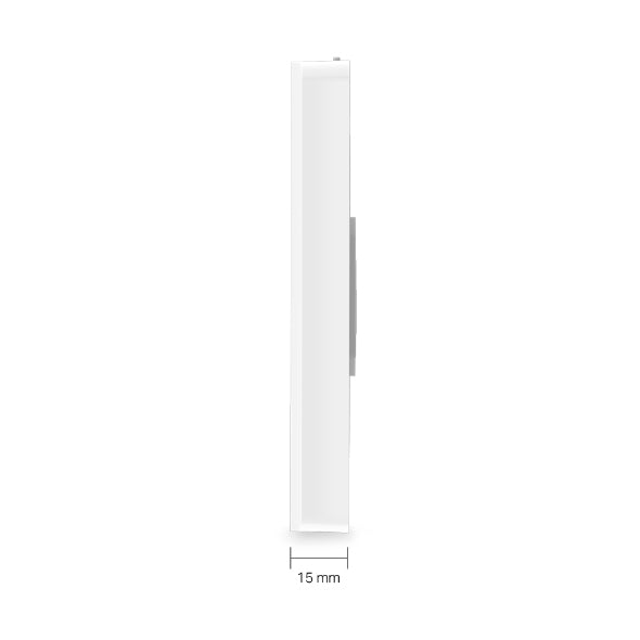TP-LINK IEEE 802.11ax|ac|n|g|b| 2.4 | 5GHz | 574 | 1201Mbps | 802.3af|at PoE | 143 × 86 × 20 mm (EAP615-WALL)
