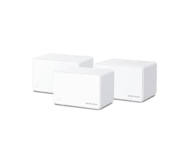 TP-LINK Mercusys Halo H80X(3-pack) AX3000 Whole Home Mesh WiFi 6 System,3000 Mbps Dual Band Wi-Fi, Up to 650 Square Meters, 574/2402 Mbps, MU-MIMO, BeamF