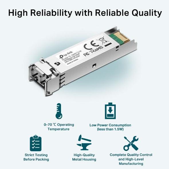 TP-LINK MiniGBIC | 850nm | Multi-mode Fiber | 1.25Gbps | LC|UPC (TL-SM311LM)