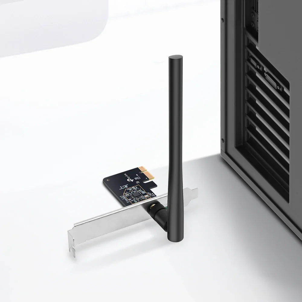TP-LINK PCI Express | IEEE 802.11b|g|n 2.4 GHz | IEEE 802.11a|n|ac 5 GHz | AC600 | WEP | WPA|WPA2|WPA3 | WPA-PSK|WPA2-PSK|WPA3-SAE (ARCHER T2E)