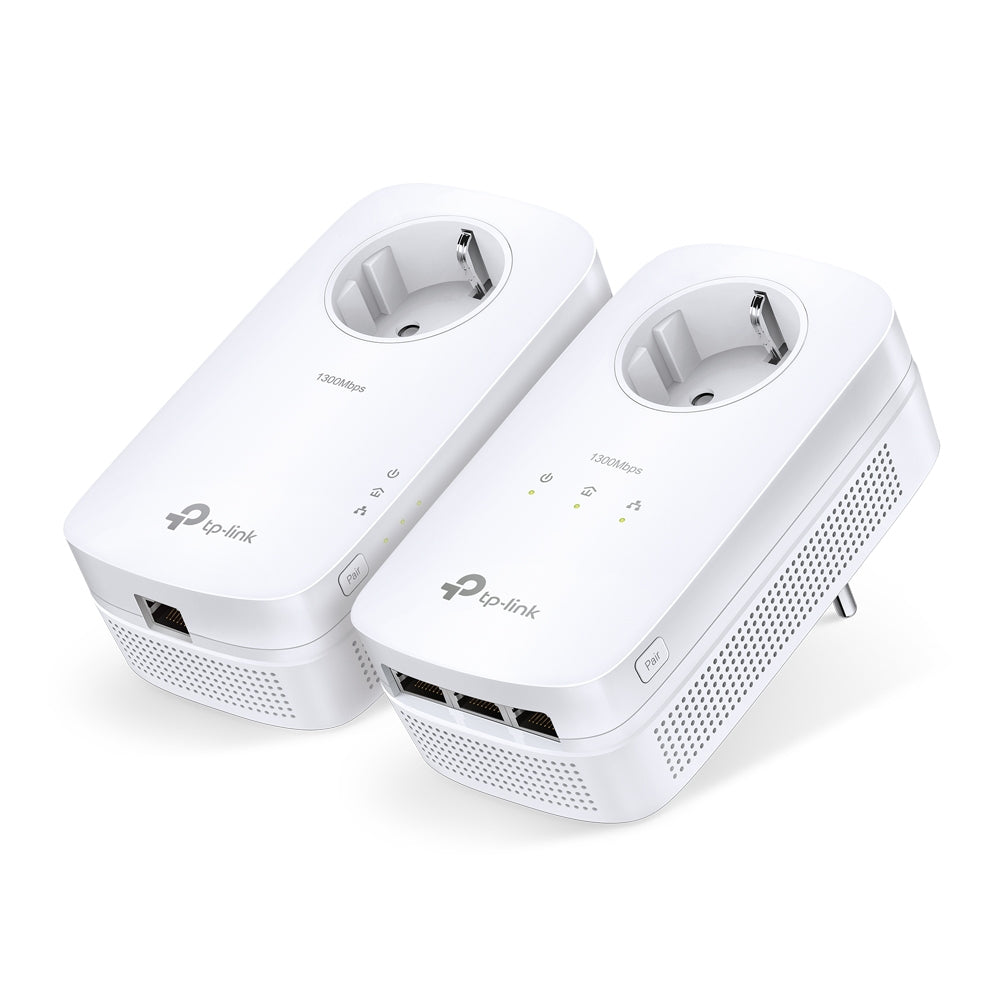 TP-LINK TL-PA8033P KIT PowerLine network adapter 1300 Mbit|s Ethernet LAN White 2 pc(s) (TL-PA8033P KIT)