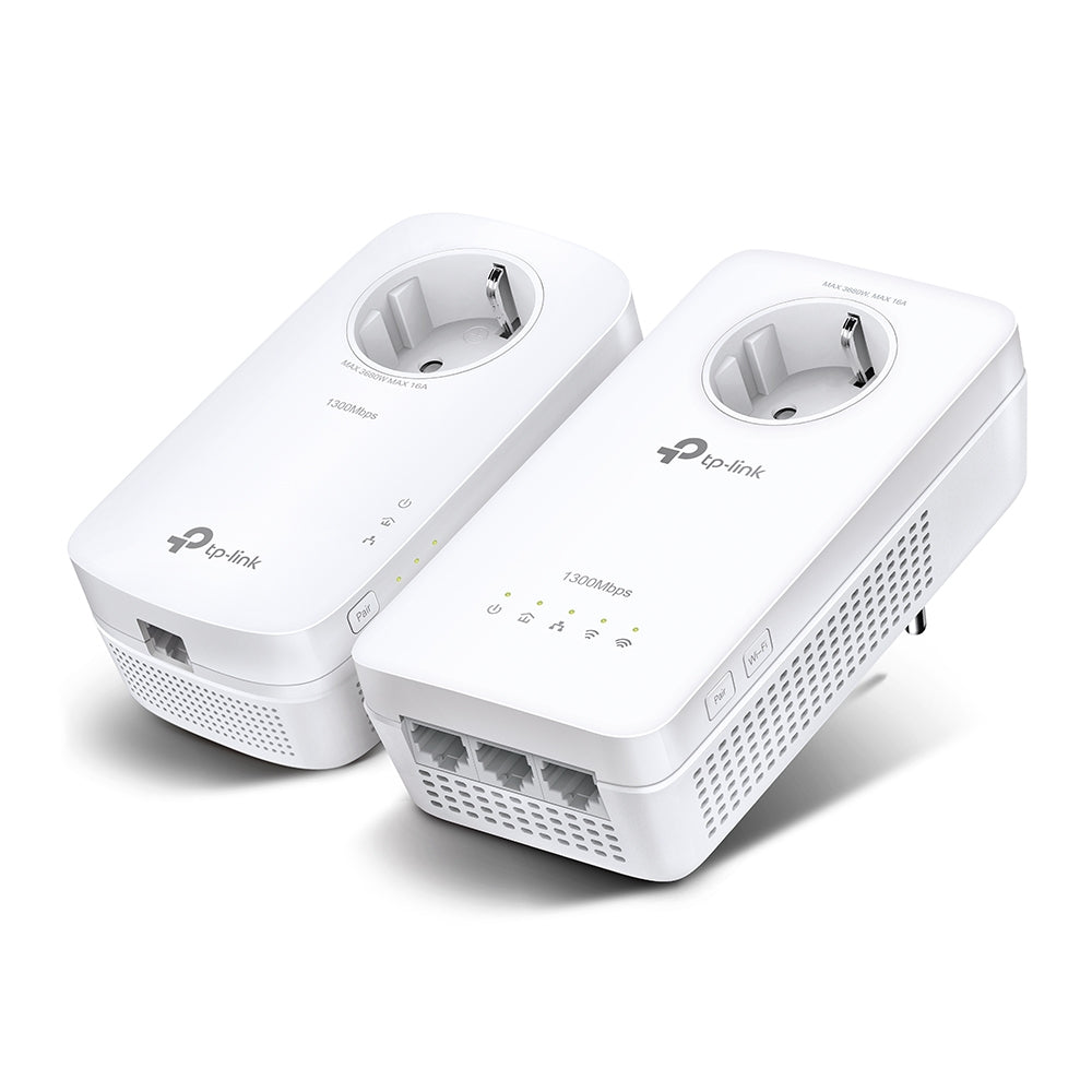 TP-LINK TL-WPA8631P KIT PowerLine network adapter 300 Mbit|s Ethernet LAN Wi-Fi White 2 pc(s) (TL-WPA8631P KIT)