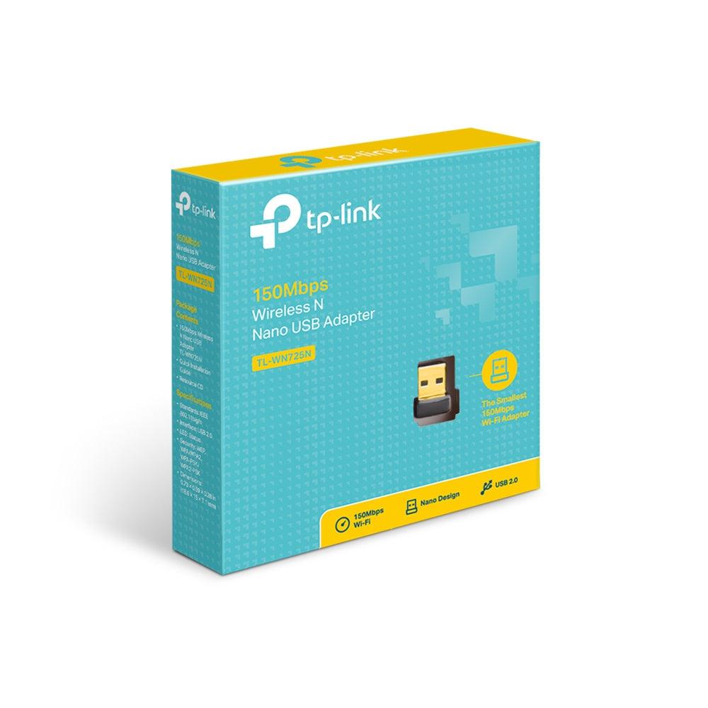TP-LINK USB 2.0 | LED | IEEE 802.11b | IEEE 802.11g | IEEE 802.11n | 2.400-2.4835GHz (TL-WN725N)