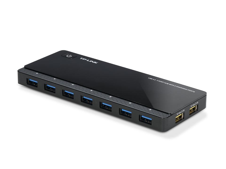 TP-LINK USB 3.0 Standard A | 2 2.4A Charging Ports | USB 3.0 Micro B | VIA VL812 Chipset with Latest Firmware (UH720)