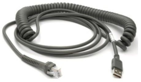 Zebra CBA-U29-C15ZBR USB cable 4.57 m USB 2.0 USB A Black ZEBRA