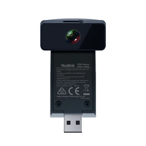 YEALINK 2 MP | 720p | 30 fps | H.264 High Profile | H.264 | VP8 | USB 2.0 | 5 V 500 mA (CAM50)