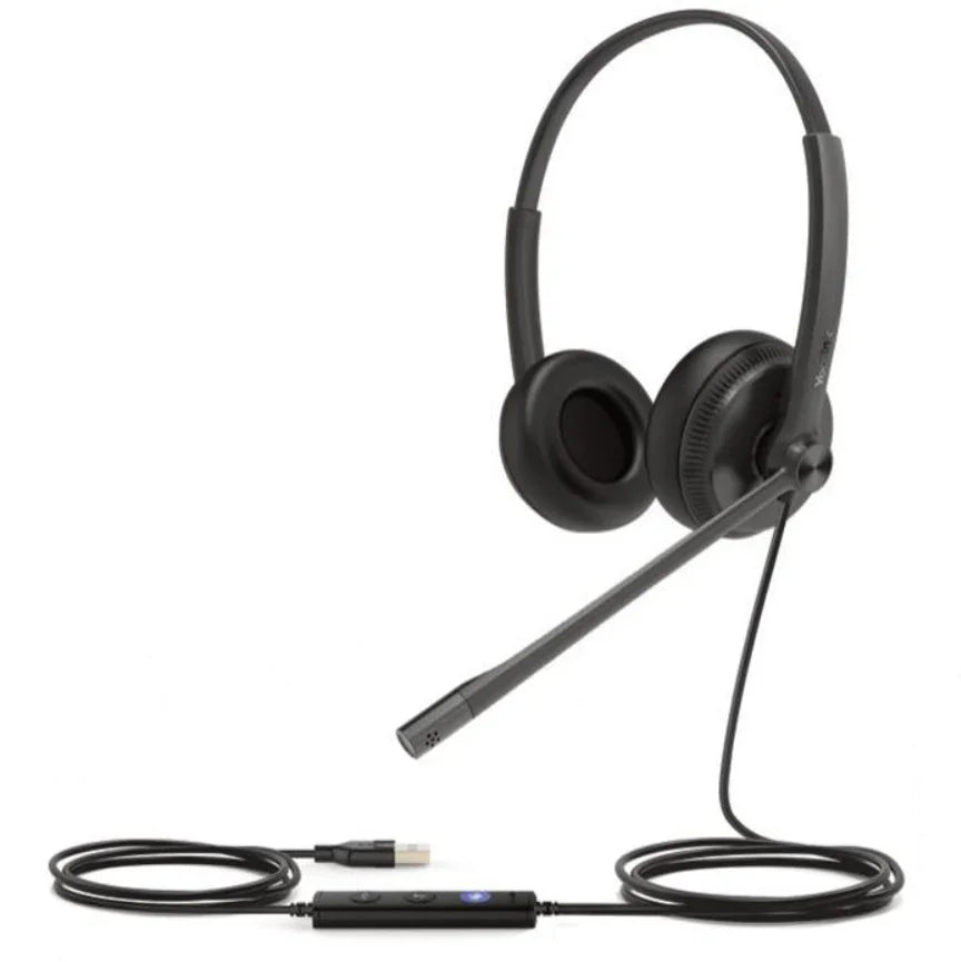 YEALINK 20-20000Hz | 93dB | 32Ω | Uni 100-8000Hz | 1.2m | USB (UH34-DUAL-TEAMS)
