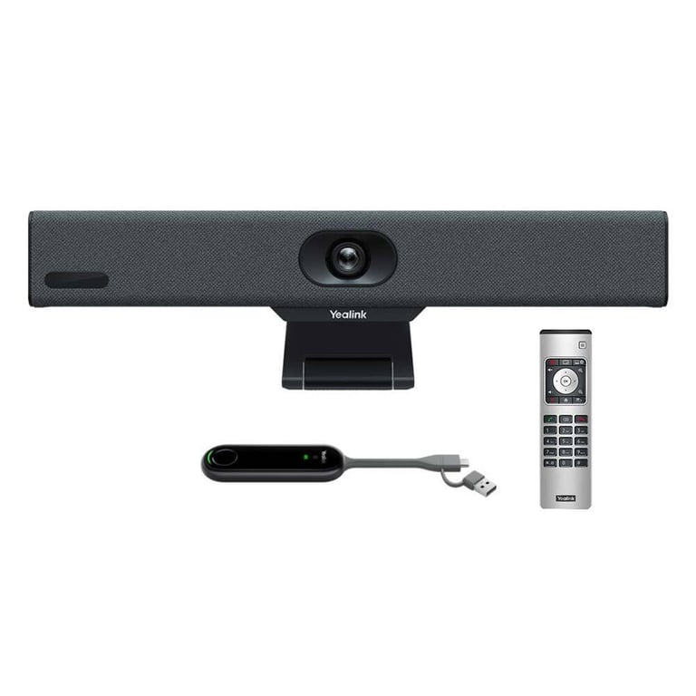 Yealink A10 All-In-One Android Video Collaboration Bar For Focus & Small Rooms, A10 Android Meeting Bar, VCR11 Remote, WPP30, UC Certified