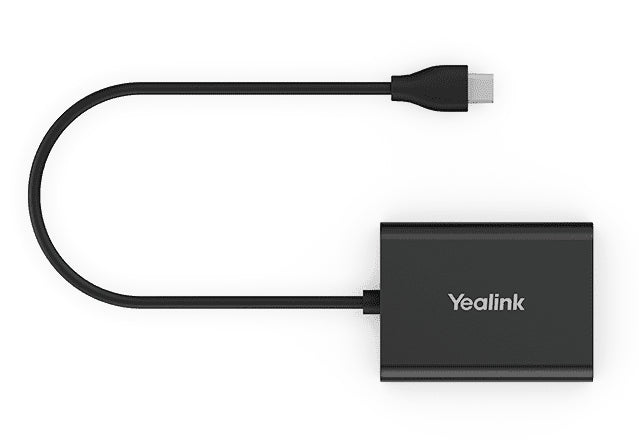 YEALINK Compatible with wireless headsets (WH62|WH63) for Cisco|Avaya|Poly|Grandstream IP phones | 1 x Micro USB | 1 x RJ45 (8P8C) and 1 x RJ9 (4P4C) (EHS60)