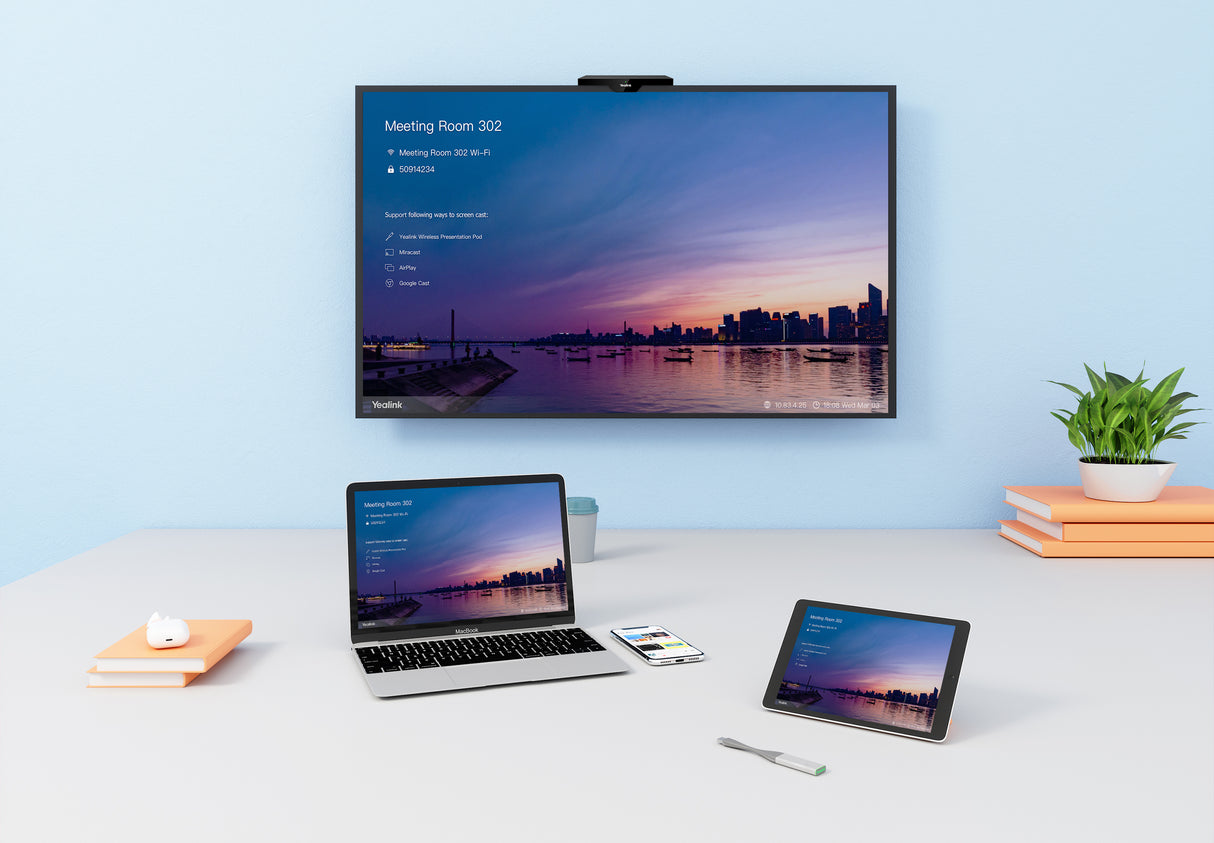 YEALINK Digital Signage & Wireless Presentation System (ROOMCAST-ZOOM)