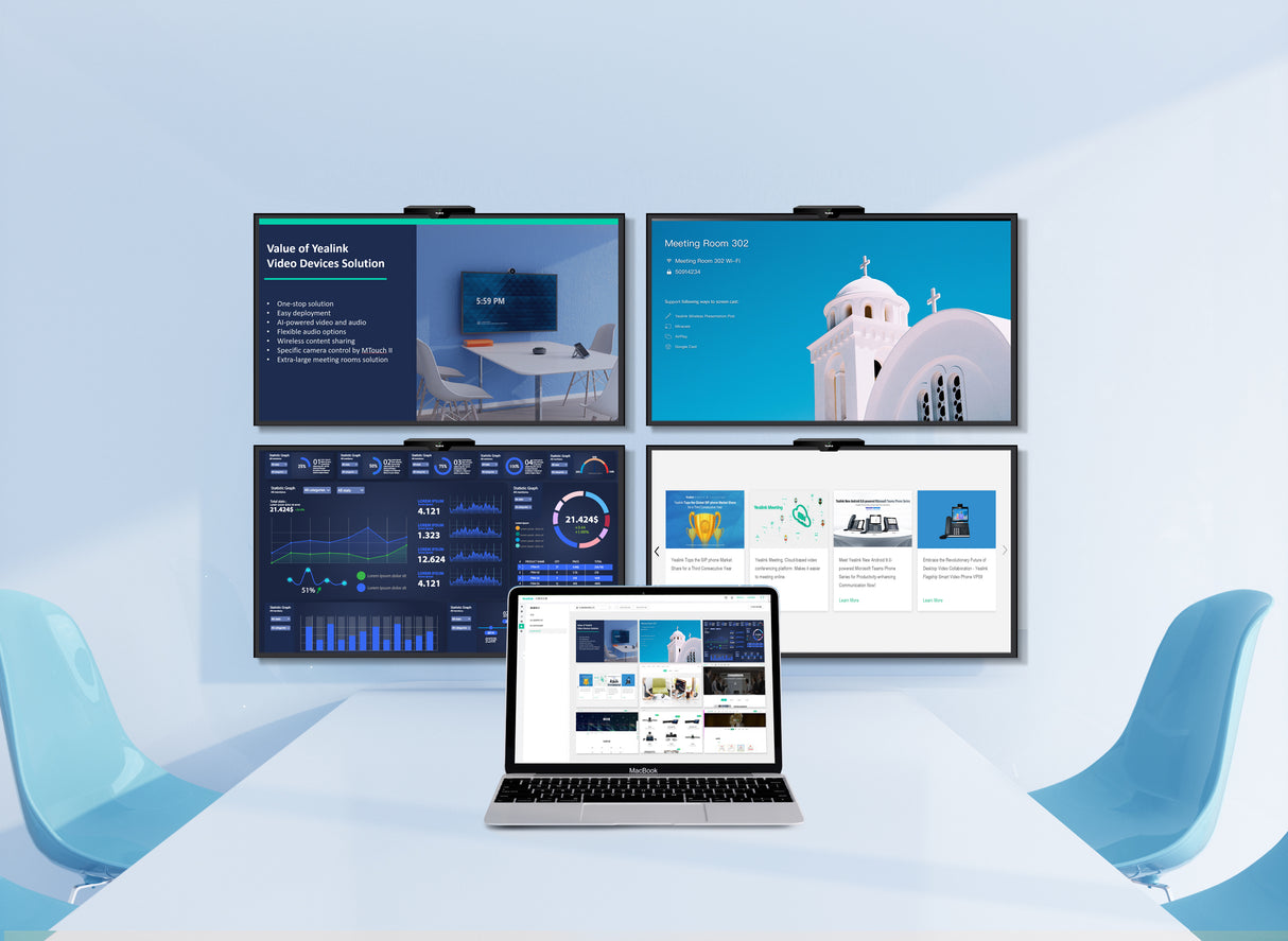 YEALINK Digital Signage & Wireless Presentation System (ROOMCAST-ZOOM)
