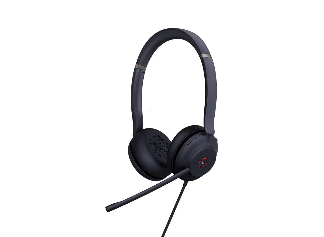 YEALINK UH37 Teams stereo wired headset | noise canceling mic | leather cushion | usb-a (UH37-DUAL-TEAMS)