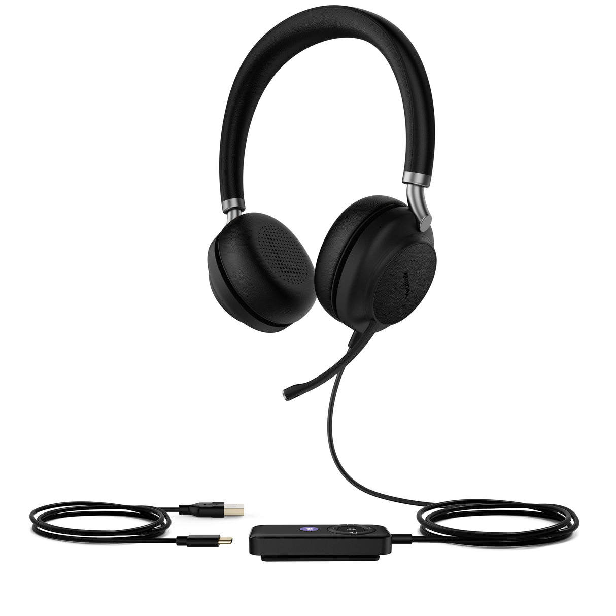 YEALINK UH38 Dual UC | 20 Hz-20 kHz | 10 mW | 115±3 dB SPL | 32 Ω | UD ECM Mic | USB | Bluetooth 5.1 | 180 g (UH38-DUAL-UC)