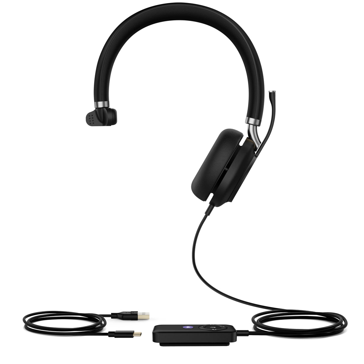 YEALINK UH38 Mono Teams UC | 20 Hz-20 kHz | 10 mW | 115±3 dB SPL | 32 Ω | UD ECM Mic | USB-C | Bluetooth 5.1 | 110 g (UH38-MONO-TEAMS-C)