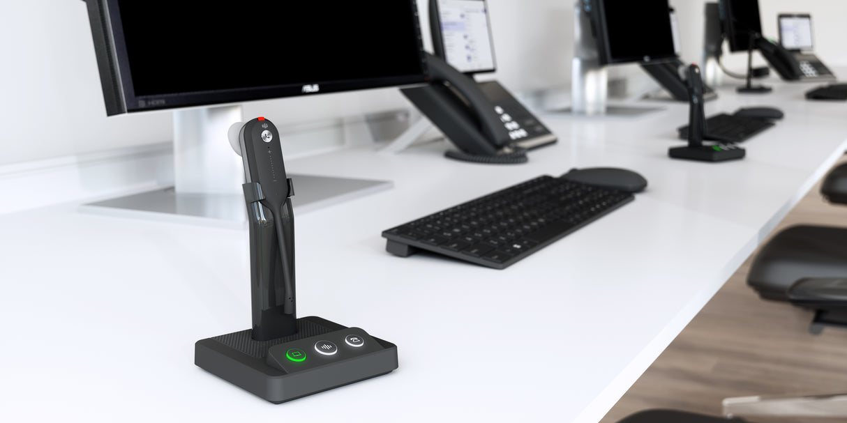 YEALINK (WH63-P-Teams) Microsoft Teams DECT Convertible Wireless Portable Headset (WH63-P-TEAMS)