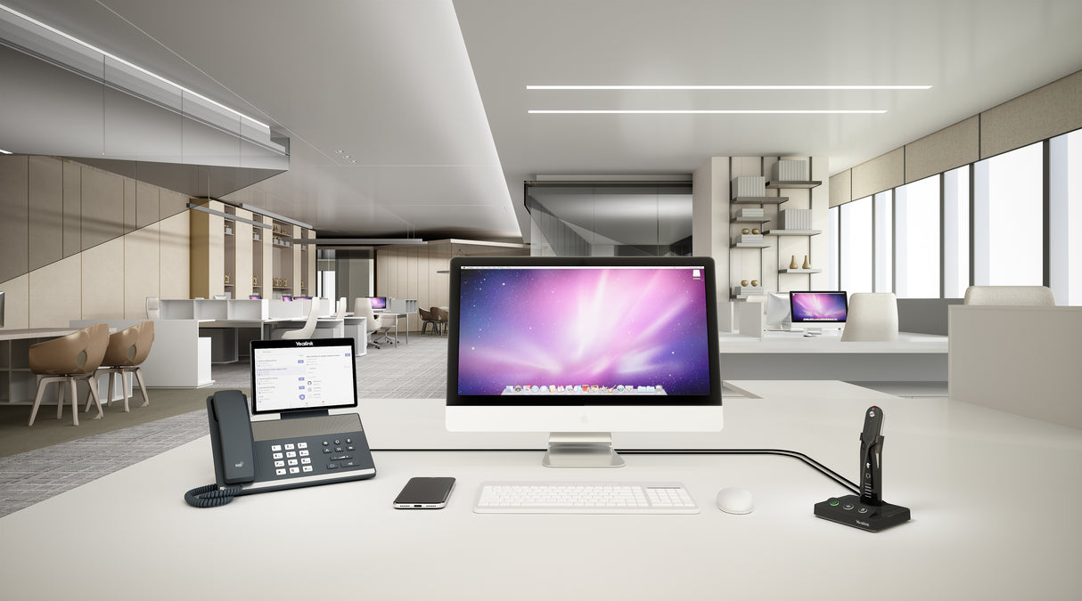 YEALINK (WH63-P-Teams) Microsoft Teams DECT Convertible Wireless Portable Headset (WH63-P-TEAMS)