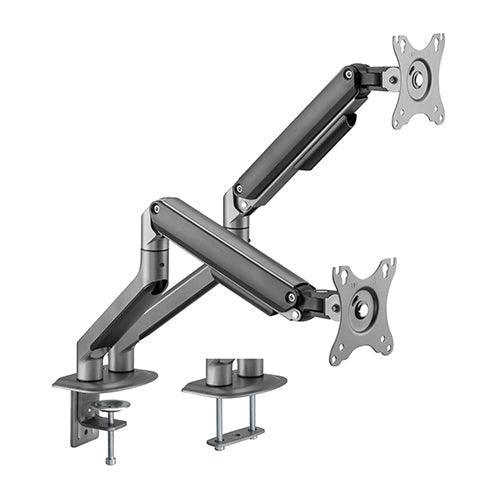 Brateck Counterbalance Monitor Arm 81.3 cm (32") Clamp/Bolt-through Graphite