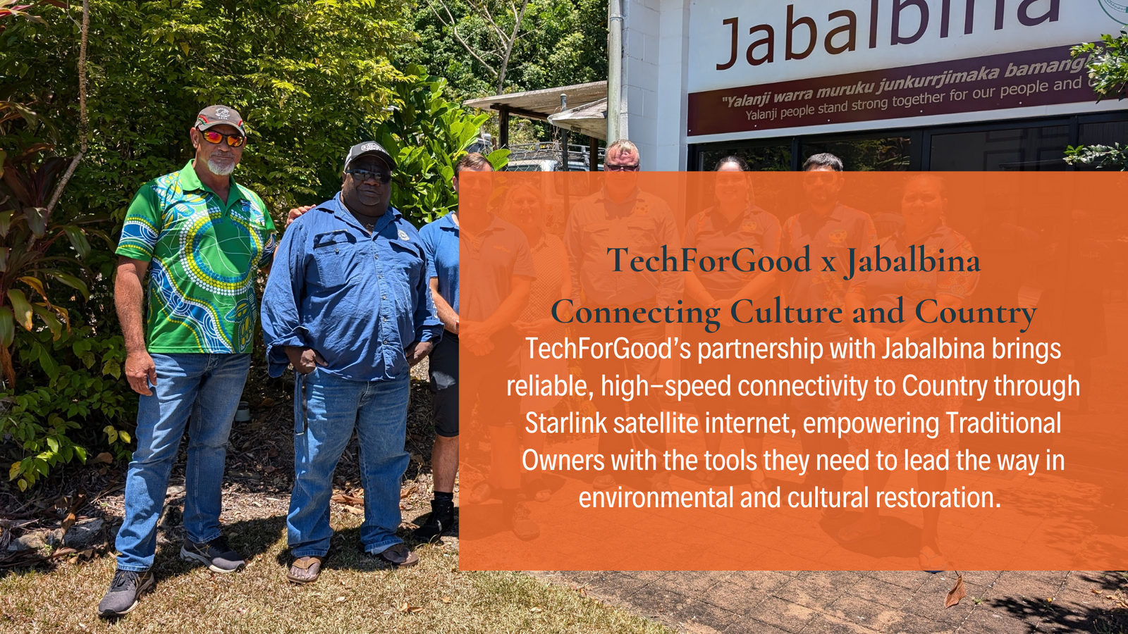 Connecting Culture and Country — TechForGood x Jabalbina