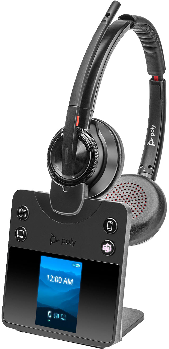 POLY Savi 8420 Office Stereo DECT Microsoft Teams Certified Headset