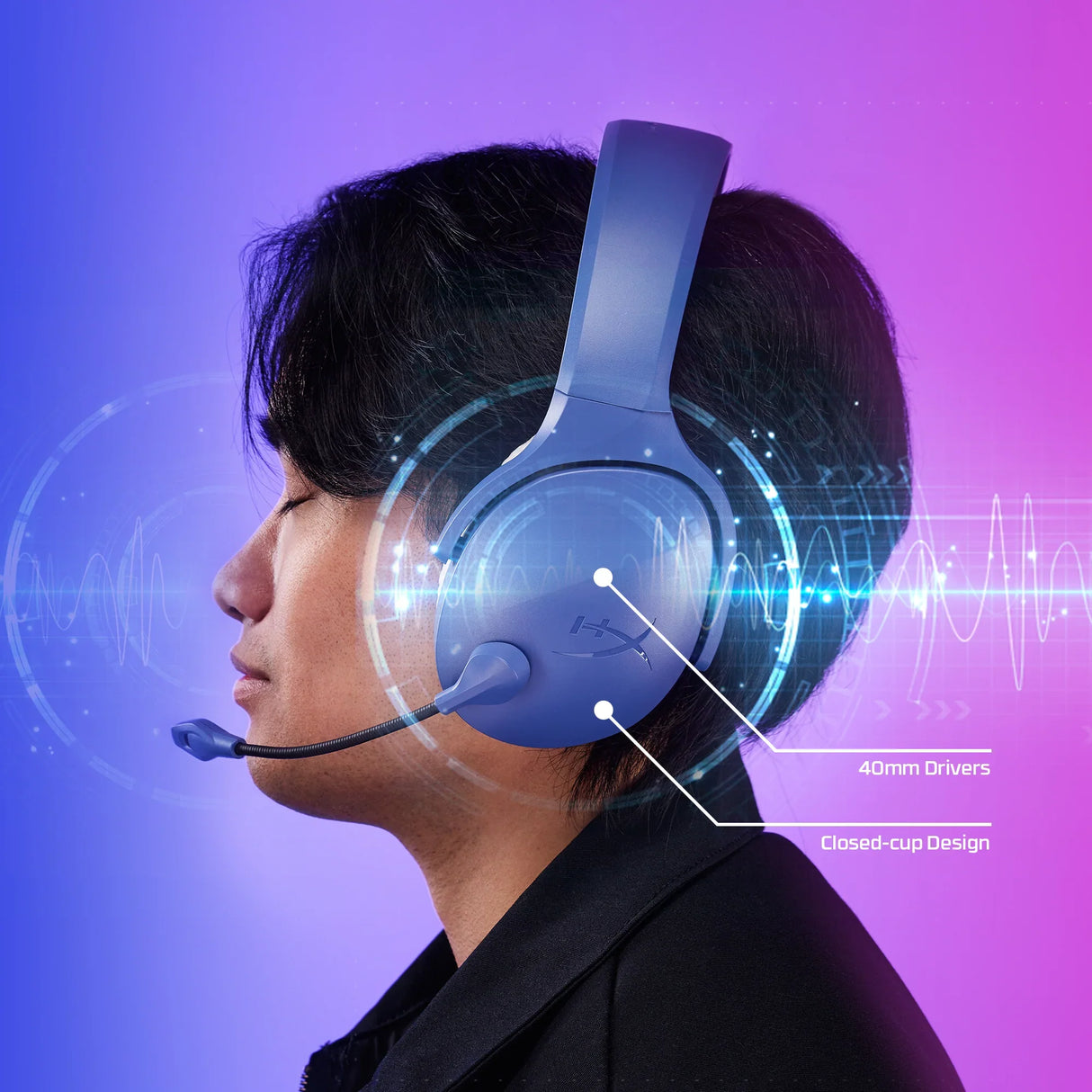 HP CLOUD JET – Wireless / Gaming – Over-Ear Headset