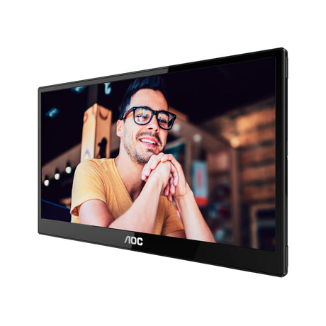 AOC computer monitor (15.6") Black