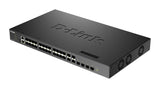 D-LINK Layer 3 Stackable 10 Gigabit Managed Optical Fiber Network Switch