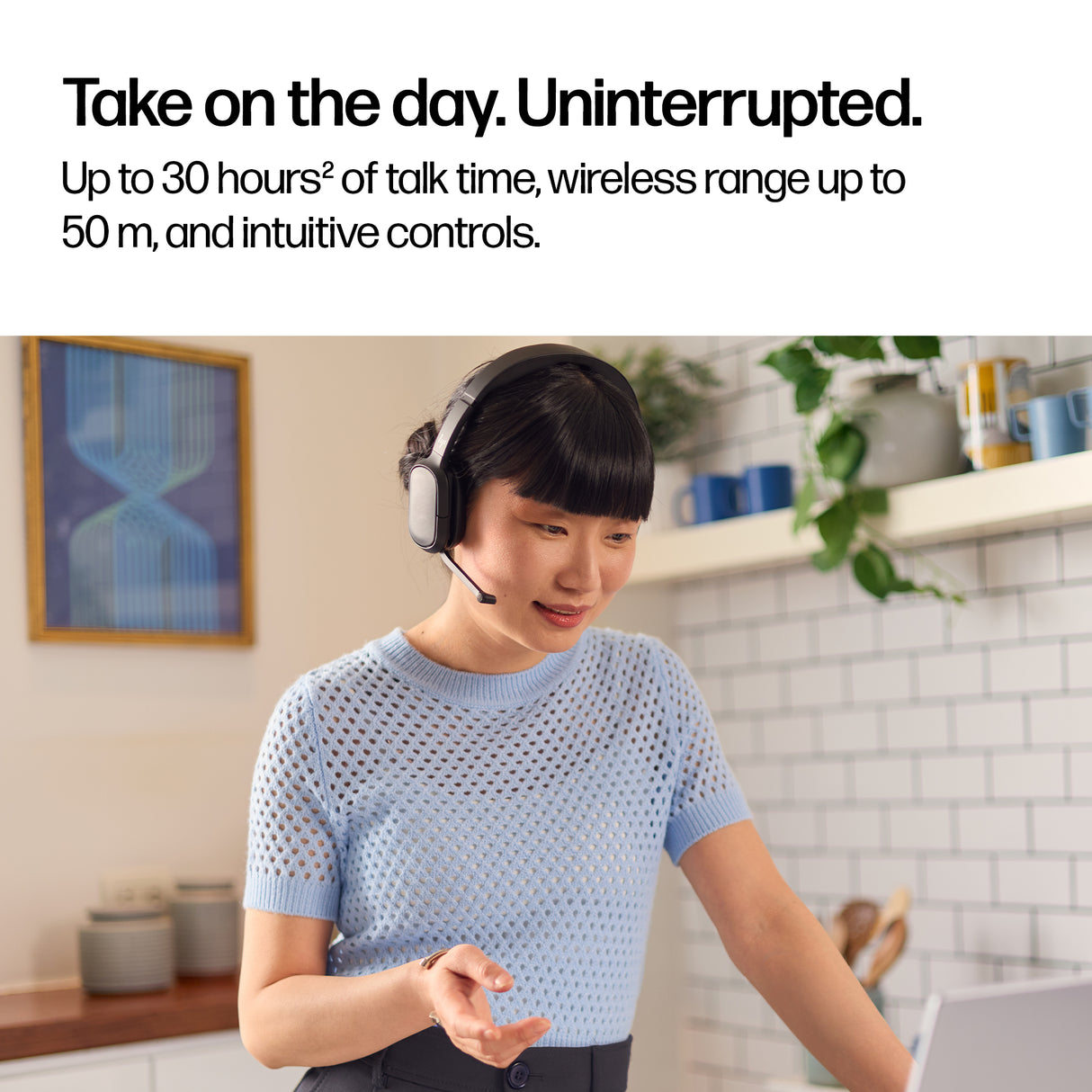 POLY FOCUS 625 – Bluetooth / Stereo / Office – Head-band Headset with ANC