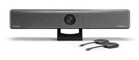 BARCO CLICKSHARE BAR PRO – 4K Ultra HD / 120° Wide-Angle / Touch Controller Included – UC Video Bar