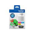 BROTHER ink | Cyan\Magenta\Yeallow | standart-yield | 550 pages per cartridge (LC-432-3PKS)