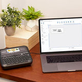 BROTHER 1" (24mm) | 30 mm|sec | USB | Bluetooth |P-touch Editor Software | Brother iPrint&Label | 20.3 x 19.5 x 8.6 cm | 1.04 kg (PT-D610BT)