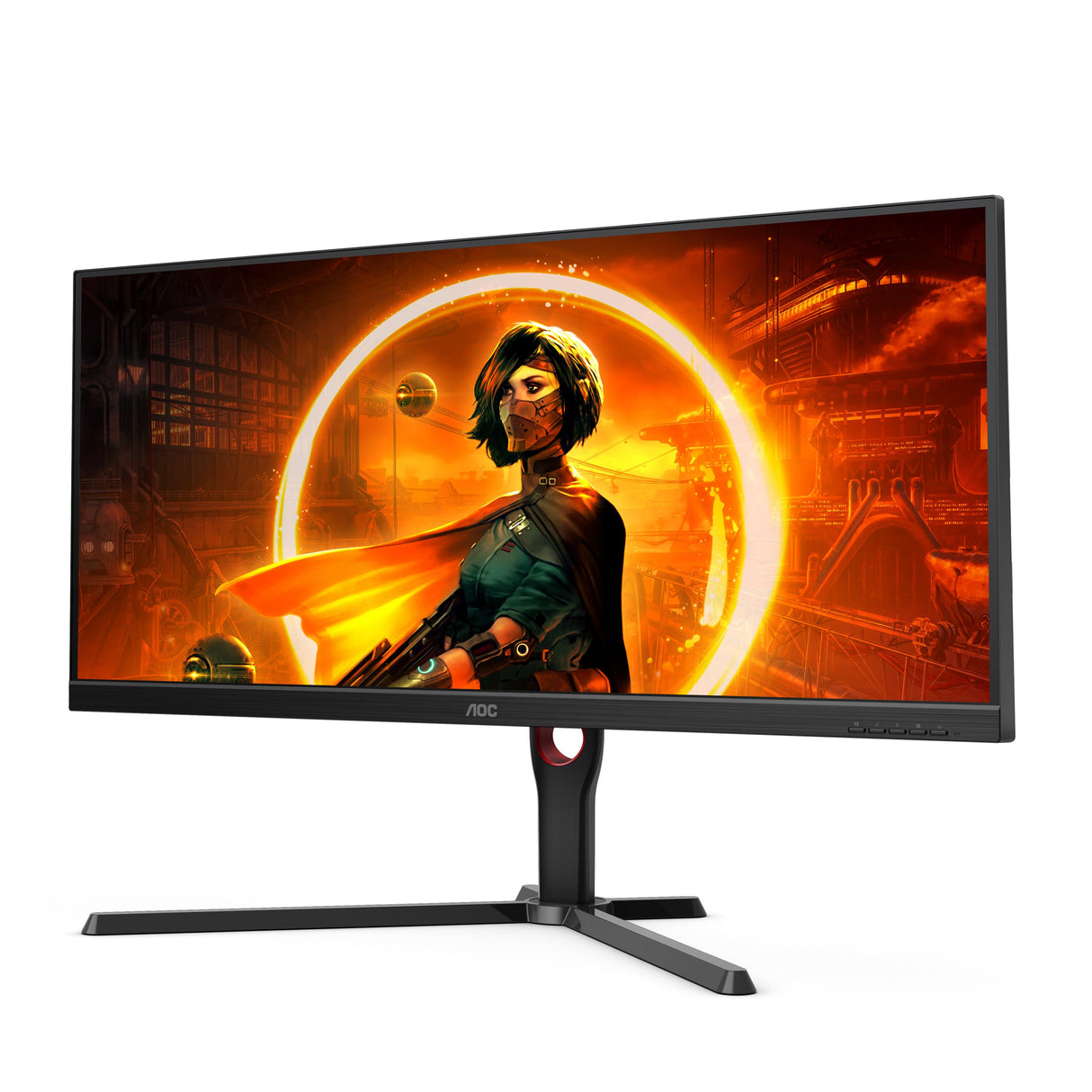 AOC G3 LED display (34") UltraWide Quad HD Black, Red