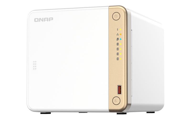 QNAP 4 x 3.5" | Intel Celeron N4505 | 4 GB SODIMM DDR4 | 4GB Flash | 90 W | 100-240 V mm | 2.26 kg (TS-462-4G)
