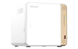QNAP 4 x 3.5" | Intel Celeron N4505 | 4 GB SODIMM DDR4 | 4GB Flash | 90 W | 100-240 V mm | 2.26 kg (TS-462-4G)