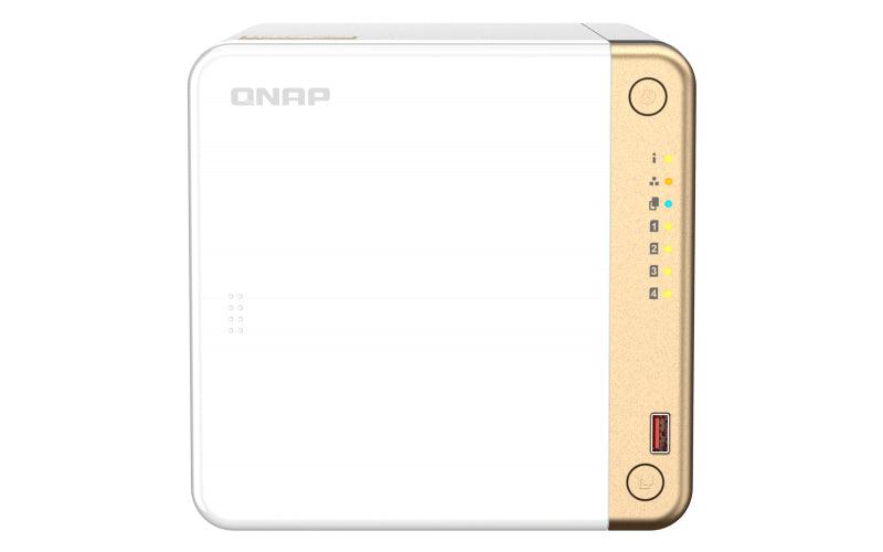 QNAP 4 x 3.5" | Intel Celeron N4505 | 4 GB SODIMM DDR4 | 4GB Flash | 90 W | 100-240 V mm | 2.26 kg (TS-462-4G)