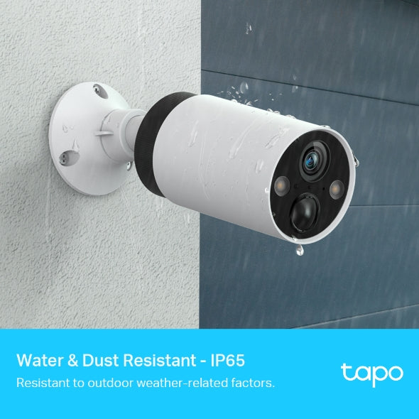 TP-LINK 2K QHD (2560 × 1440 px) | 1|3“ | 113° | 850 nm IR LED | IEEE 802.11b|g|n | 2.4 GHz | 110.6 x 64.2 x 64.2mm | 2-Camera System (TAPO C420S2)