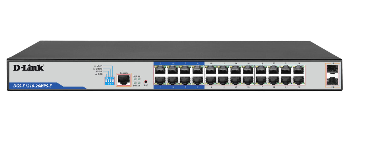 D-LINK DGS-F1210-26MPS-E Network Switch
