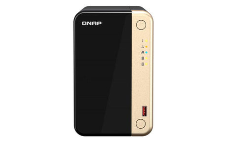 QNAP Intel Celeron N5095 2 GHz | Intel UHD Graphics | 8 GB | 4GB Flash | 2 x 3.5" SATA 6Gb|s | 2 x M.2 2280 PCIe Gen 3 x1 | 2 x RJ-45 | 1.55 kg (TS-264-8G)