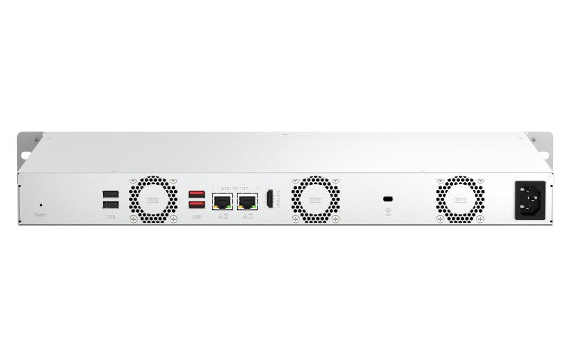 QNAP Intel Celeron N5095 | Intel UHD Graphics | 8 GB SODIMM DDR4 | 4GB Flash | 4 x 3.5" | RJ-45 | USB 2.0 | 1U | 6.6 kg (TS-464U-8G)