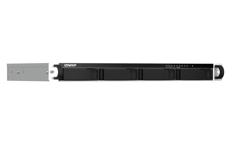 QNAP Intel Celeron N5095 | Intel UHD Graphics | 8 GB SODIMM DDR4 | 4GB Flash | 4 x 3.5" | RJ-45 | USB 2.0 | 1U | 6.6 kg (TS-464U-8G)