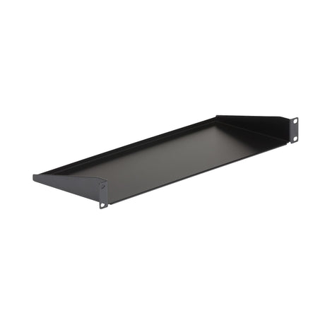 STARTECH 1U Server Rack Shelf - Universal Rack Mount Cantilever Shelf for 19" Network Equipment Rack & Cabinet - Heavy Duty Steel | Weight Capacity 33lb|15kg - 7" Deep Tray | Black (CABSHELF1U) (CABSHELF1U)