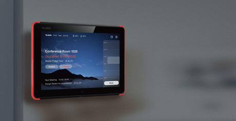YEALINK 8" | LCD | 16:10 | 1280 x 800px | 1000:1 | 1 x RJ-45 | 802.11a|b|g|n|ac | Bluetooth 5.0 | USB-C | Android 9 (ROOMPANEL)