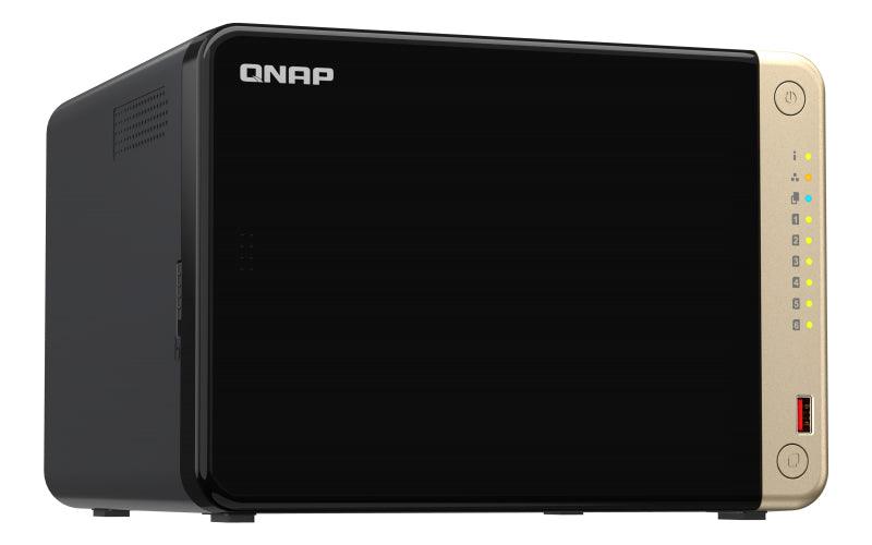 QNAP 6 x 3.5" | Intel Celeron N5105|N5095 | 8 GB SODIMM DDR4 | 4GB Flash | 120 W | 100-240V | 2.9 kg (TS-664-8G)