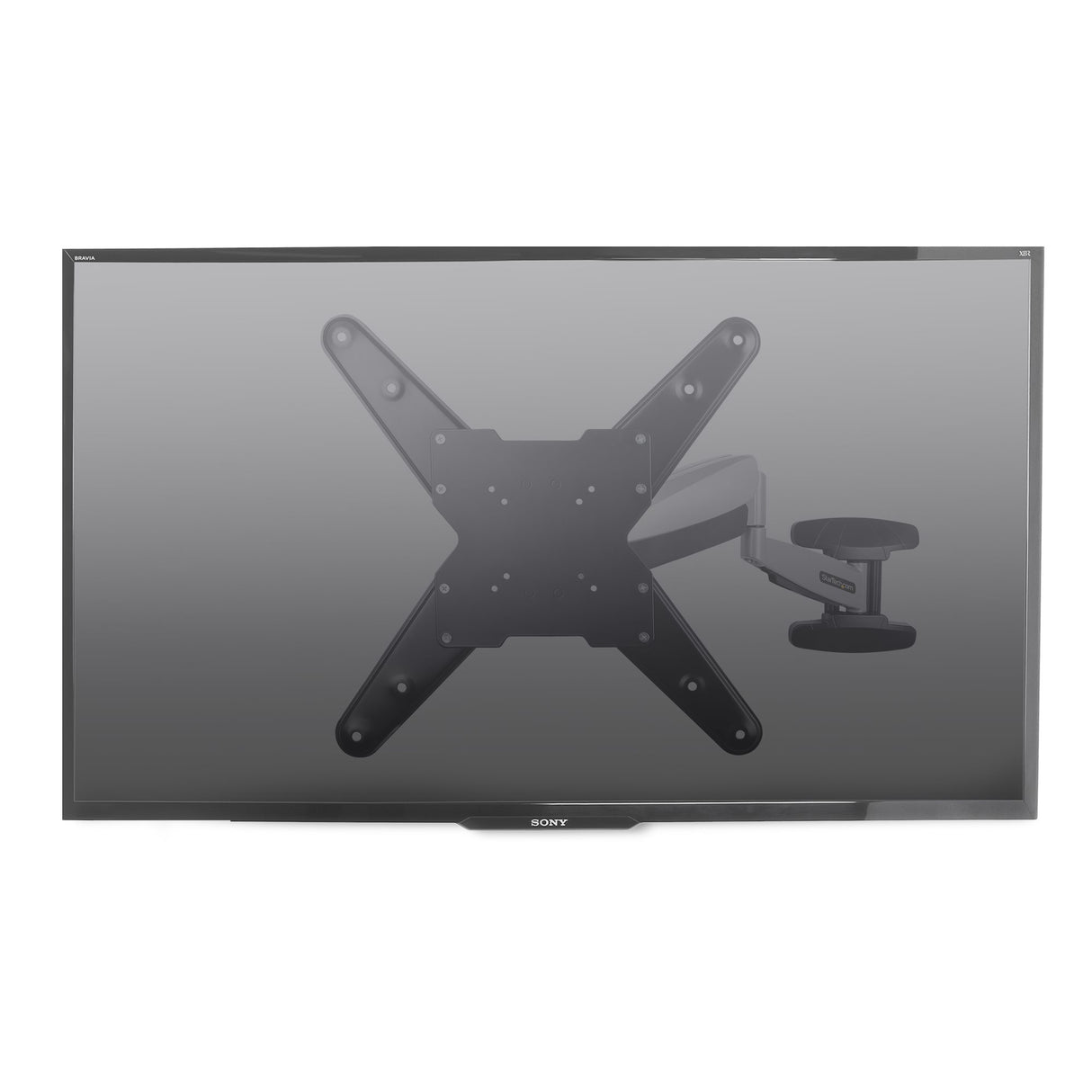 STARTECH VESA TV Wall Mount | Adjustable Full Motion Mount For 23"-55" Displays | Slim Wall Mount TV Bracket Supports 66lb (30kg) | Extendable|Tilting|Swivel Monitor Wall Mount (FHA-TV-WALL-MOUNT) (FHA-TV-WALL-MOUNT)