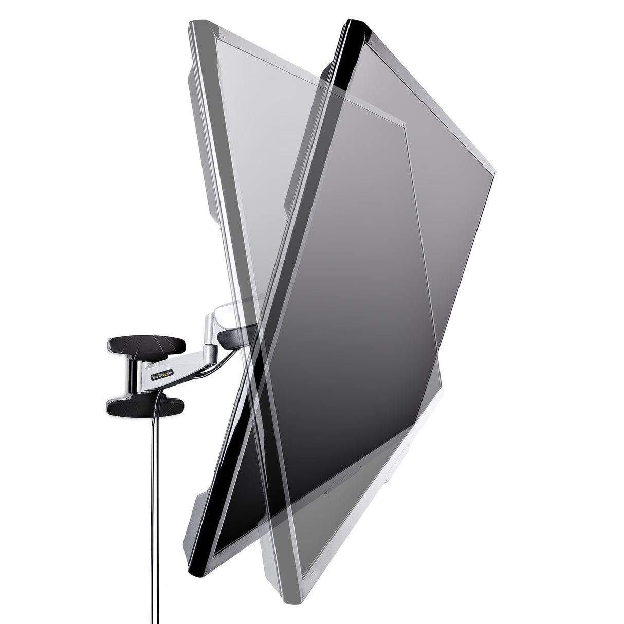 STARTECH VESA TV Wall Mount | Adjustable Full Motion Mount For 23"-55" Displays | Slim Wall Mount TV Bracket Supports 66lb (30kg) | Extendable|Tilting|Swivel Monitor Wall Mount (FHA-TV-WALL-MOUNT) (FHA-TV-WALL-MOUNT)