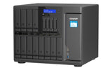 QNAP Intel Atom C5125 | 8 GB DDR4 | 5GB Flash | 12x 3.5" + 4x 2.5" SATA | 2x M.2 | 2x RJ-45 | 4x USB 3.2 Gen1 (TS-1655-8G)