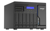 QNAP Intel Xeon D-1602 | 8 GB UDIMM DDR4 ECC | 5GB Flash | 6 x 3.5" SATA | 2 x 2.5" SATA | 2 x M.2 | RJ-45 | USB 3.2 Gen 1 | 8.5 kg (TS-H886-D1602-8G)