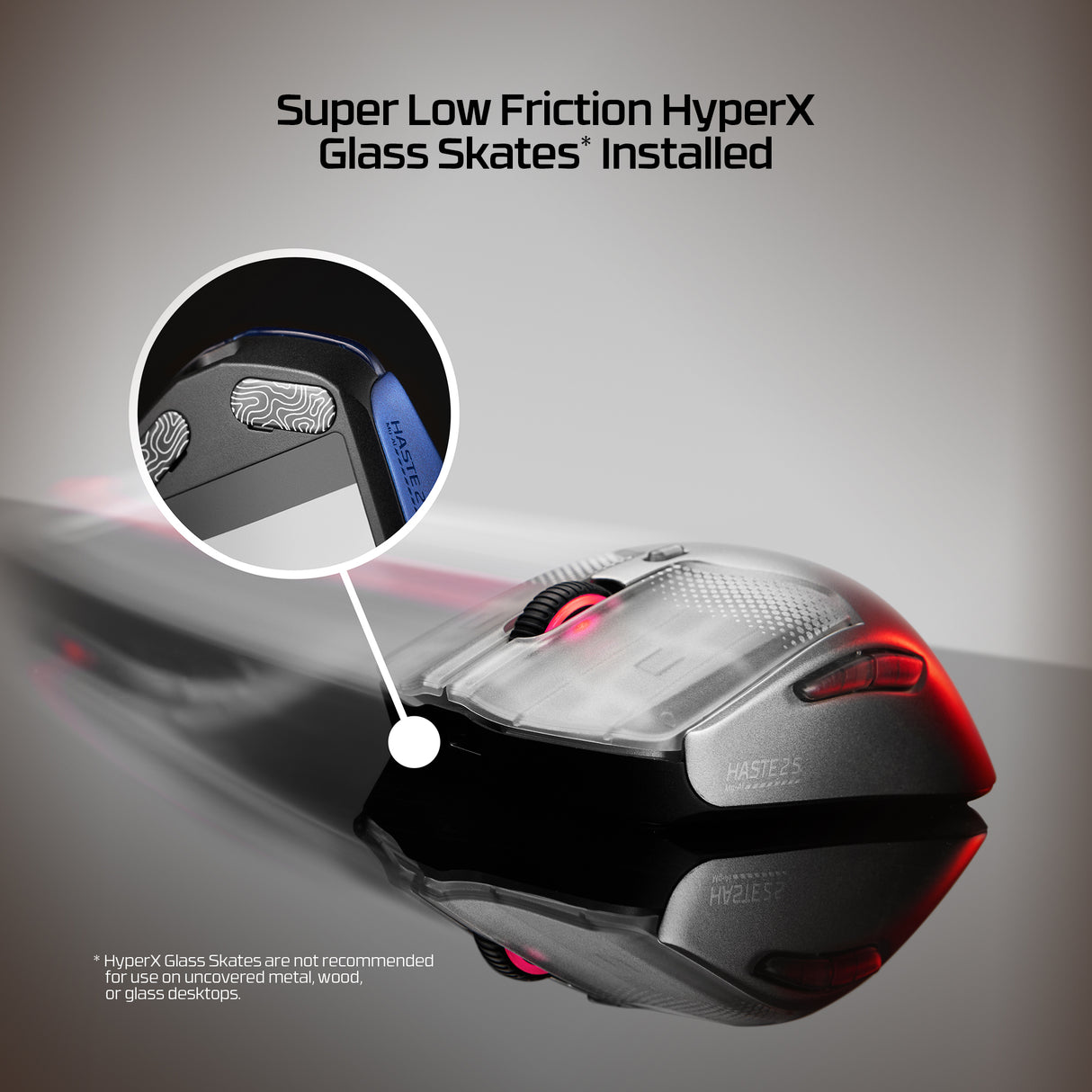 HP PULSEFIRE HASTE 2 S – Wireless (Bluetooth + 2.4GHz) / 26000 DPI / Lightweight – Gaming Mouse